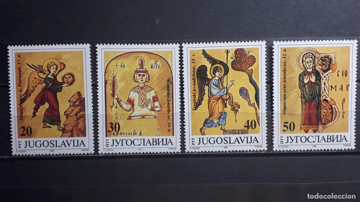 Sellos: YUGOSLAVIA. A&Ntilde;O 1991. **. YVERT 2378/81.
