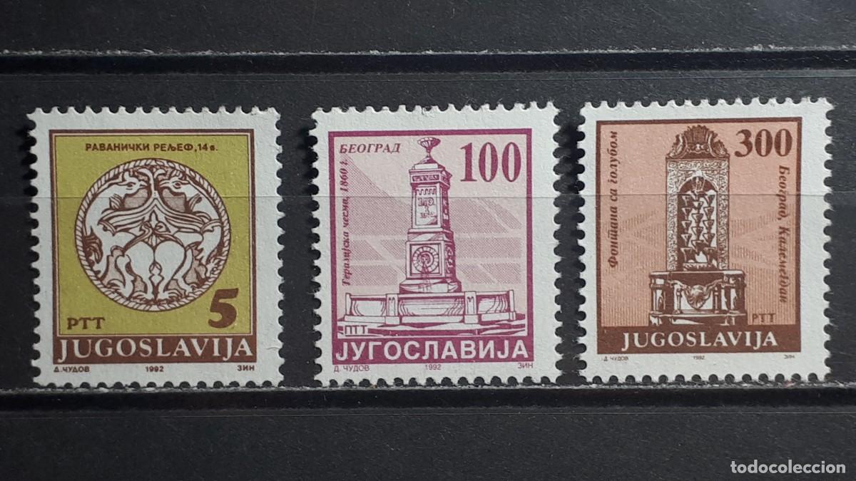 Sellos: YUGOSLAVIA. A&Ntilde;O 1992. **. YVERT 2434/5