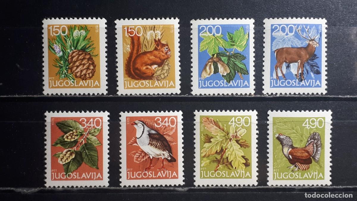 Sellos: YUGOSLAVIA. A&Ntilde;O 1978. **. YVERT 1648/55