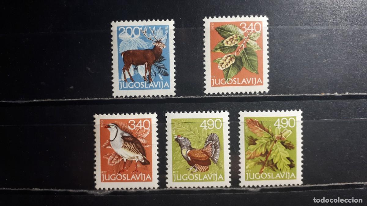 Sellos: YUGOSLAVIA. A&Ntilde;O 1978. **. YVERT 1651/5