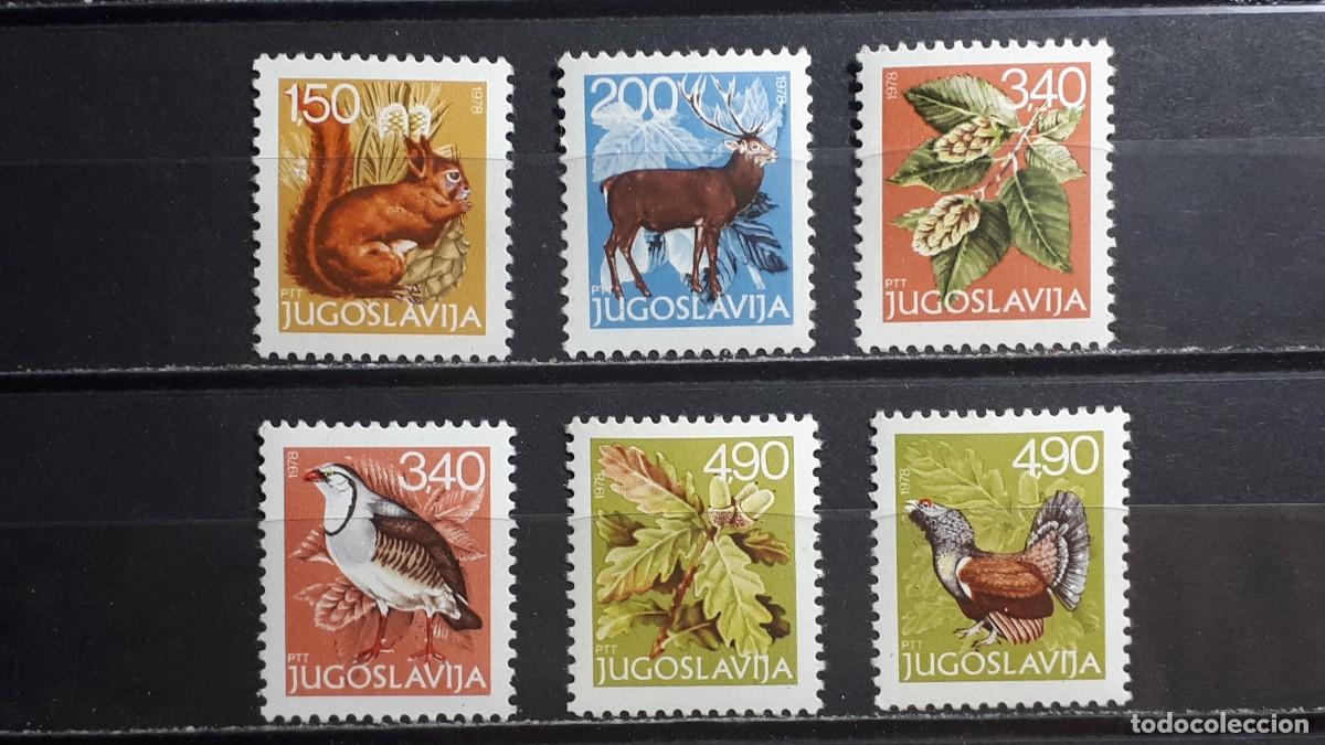 Sellos: YUGOSLAVIA. A&Ntilde;O 1978. **. YVERT 1649, 1651/5