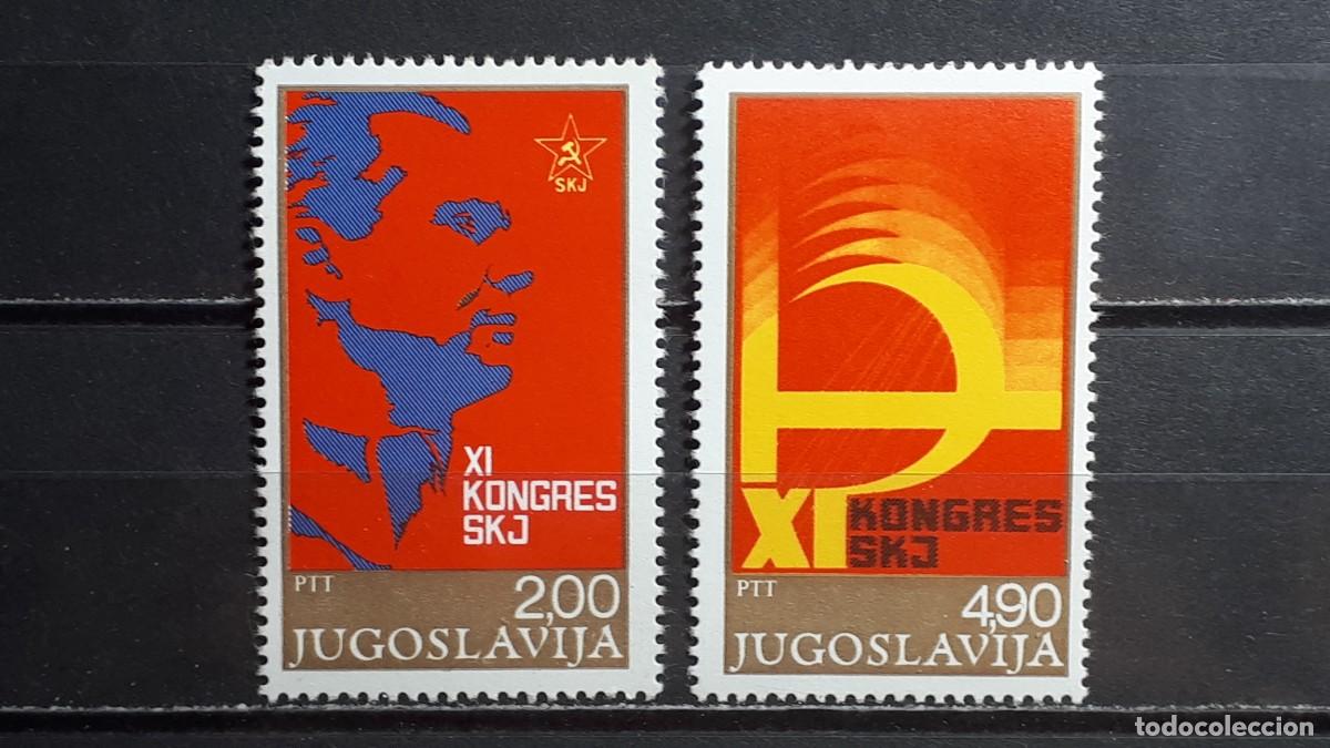 Sellos: YUGOSLAVIA. A&Ntilde;O 1978. **. YVERT 1617/8