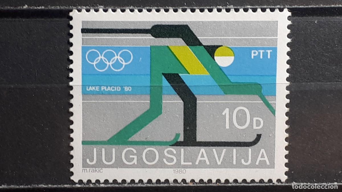 Sellos: YUGOSLAVIA. OLIMPIADAS. A&Ntilde;O 1980. **. YVERT 1704