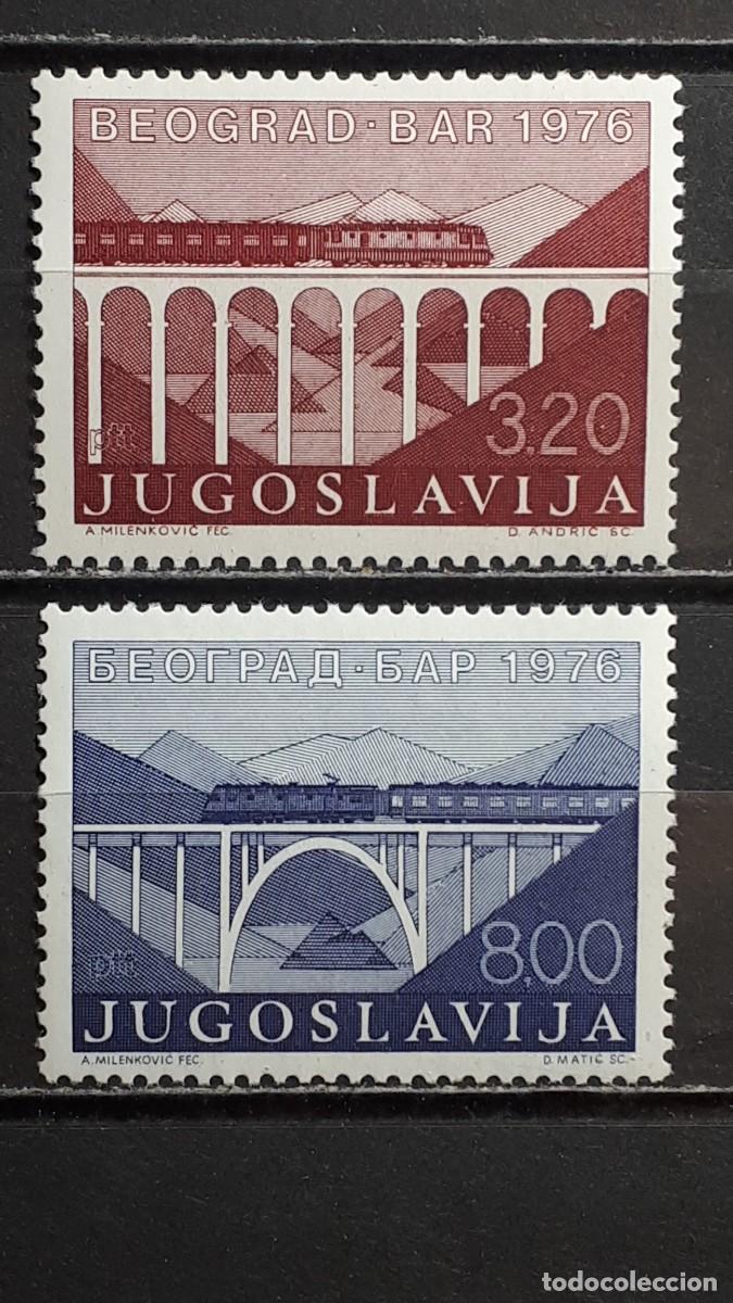 Sellos: YUGOSLAVIA. A&Ntilde;O 1976. **. YVERT 1527/8
