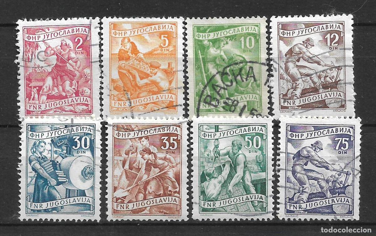 Sellos: yugoslavia 1951-52 sellos usado - 1/24