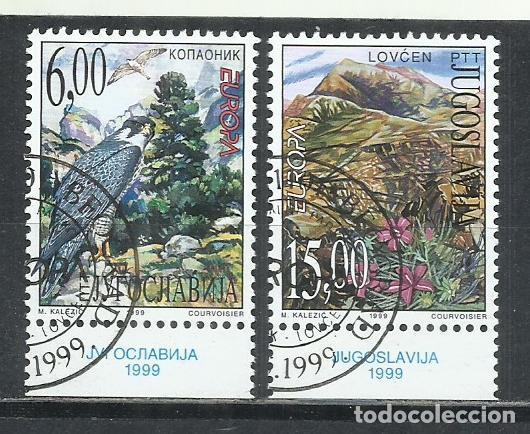 Sellos: 9574-SERIE EUROPA COMPLETA JUGOSLAVIA NATURALEZA 1999N&ordm; 2766/2767