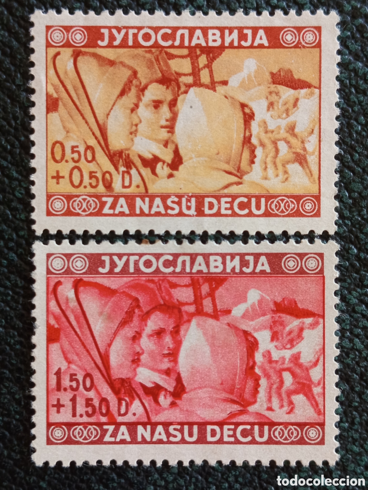 Sellos: Sellos Yugoslavia Za Na&scaron;u Decu 1950 Mi. 609 MH