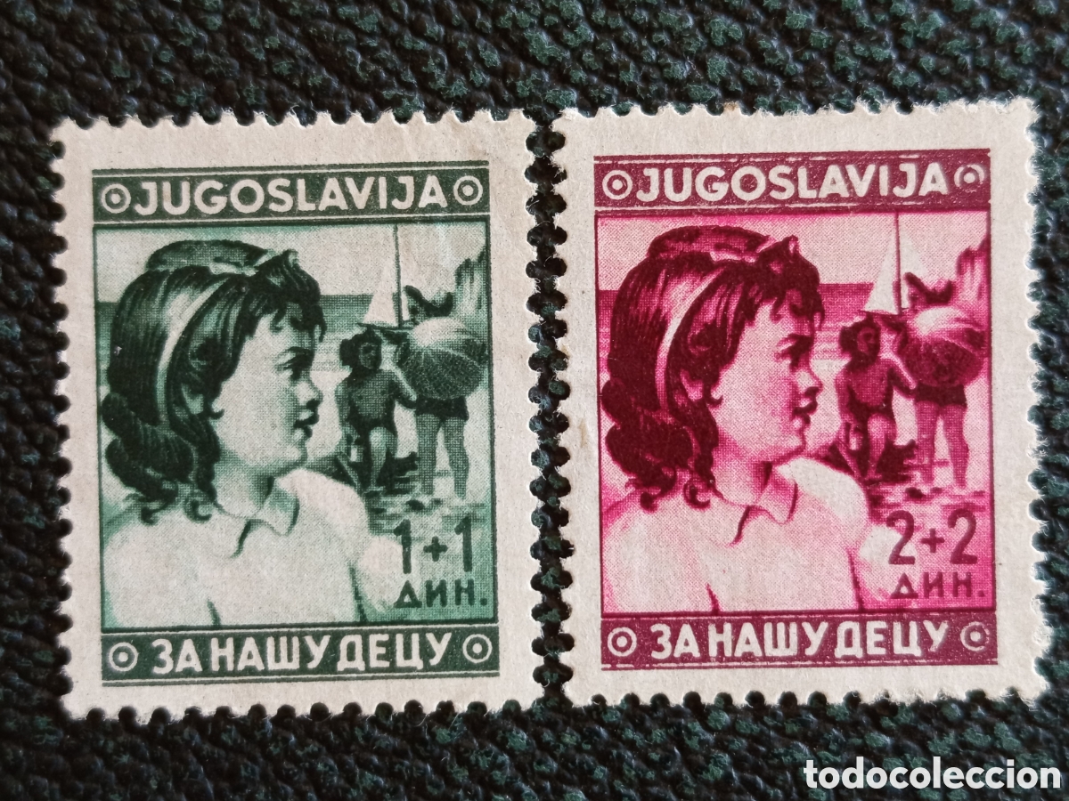 Sellos: Sellos Yugoslavia Za Na&scaron;u Decu 1950 Mi. 610-611 MH