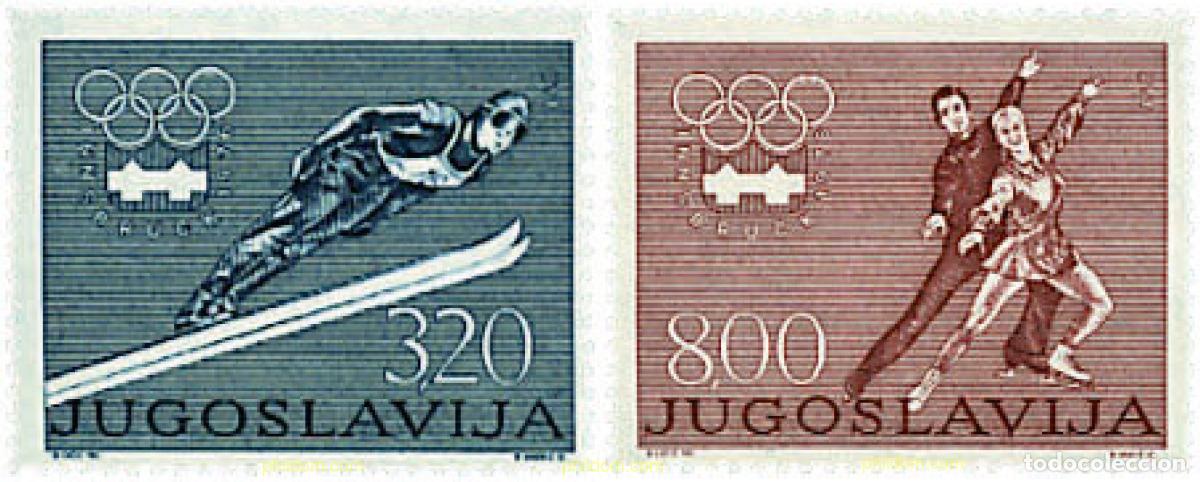 Sellos: 71153 MNH YUGOSLAVIA 1976 12 JUEGOS OLIMPICOS INVIERNO INNSBRUCK 1976