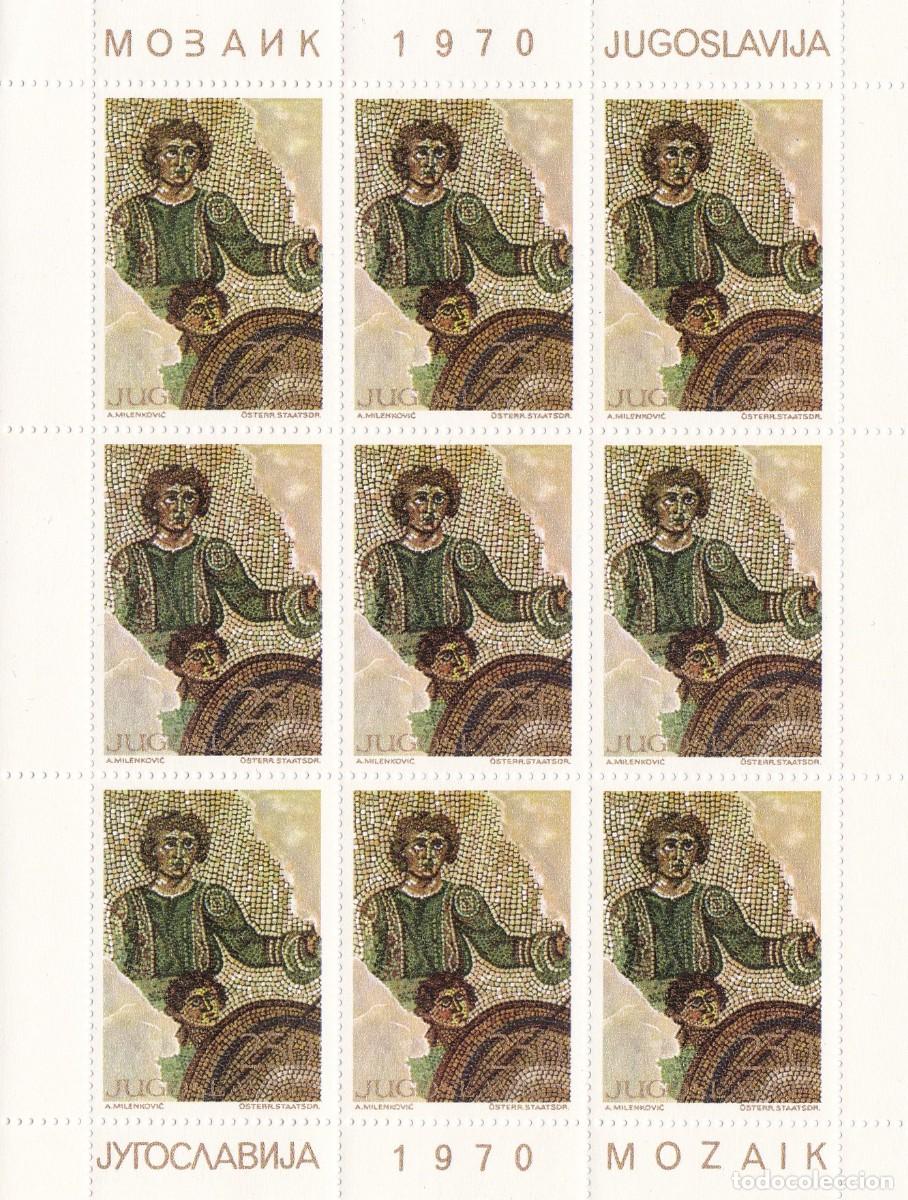 Timbres: Yugoslavia. Pliego de sellos nuevos. A&ntilde;o 1970
