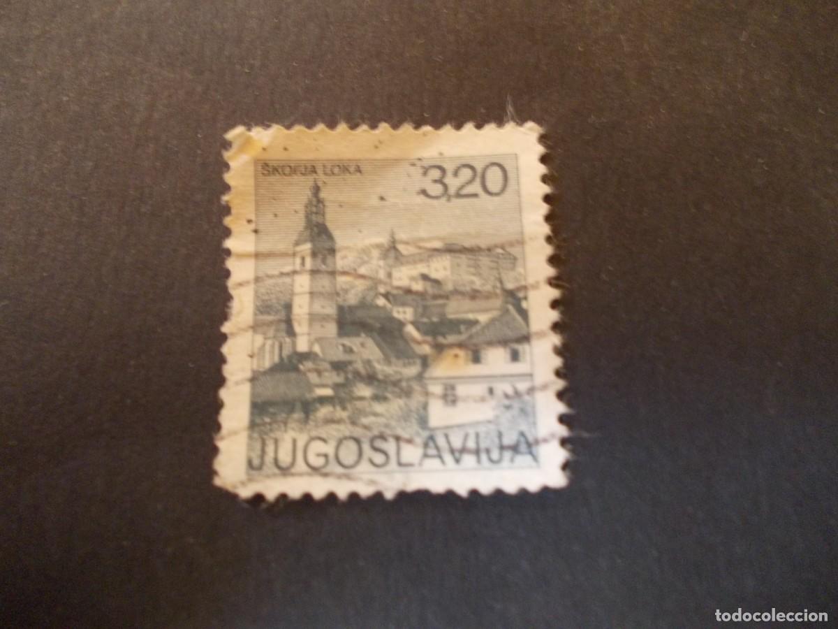 Stamps: Sello Jugoslavija 320 &Scaron;kofja Loka arquitectura hist&oacute;rica paisaje urbano Yugoslavia 1975