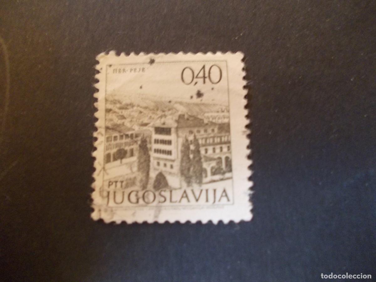 Stamps: Sello Jugoslavija 0,40 Peć Peje arquitectura hist&oacute;rica filatelia yugoslavia 1972