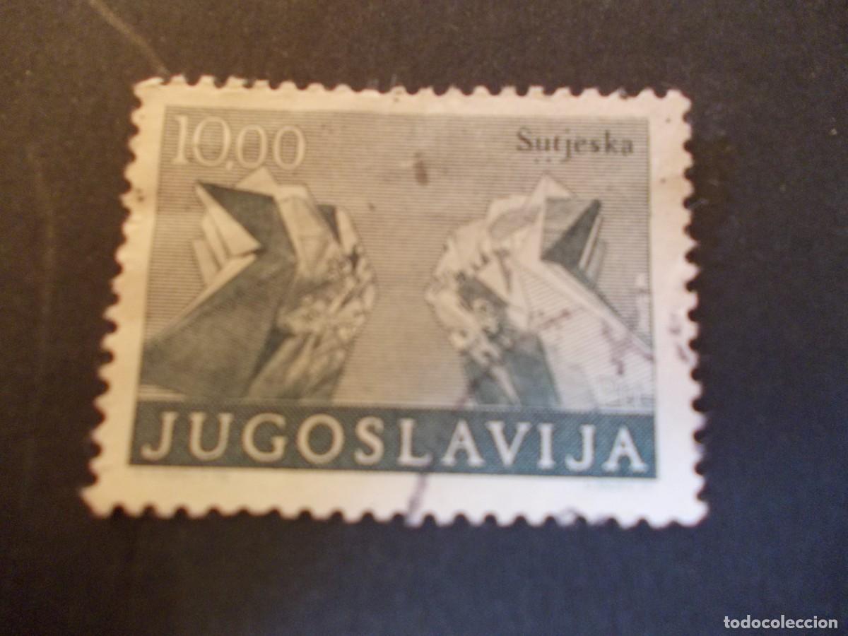 Francobolli: Sello Jugoslavija 10,00 Sutjeska monumento revolucionario socialista hist&oacute;rico yugoslavia 1981