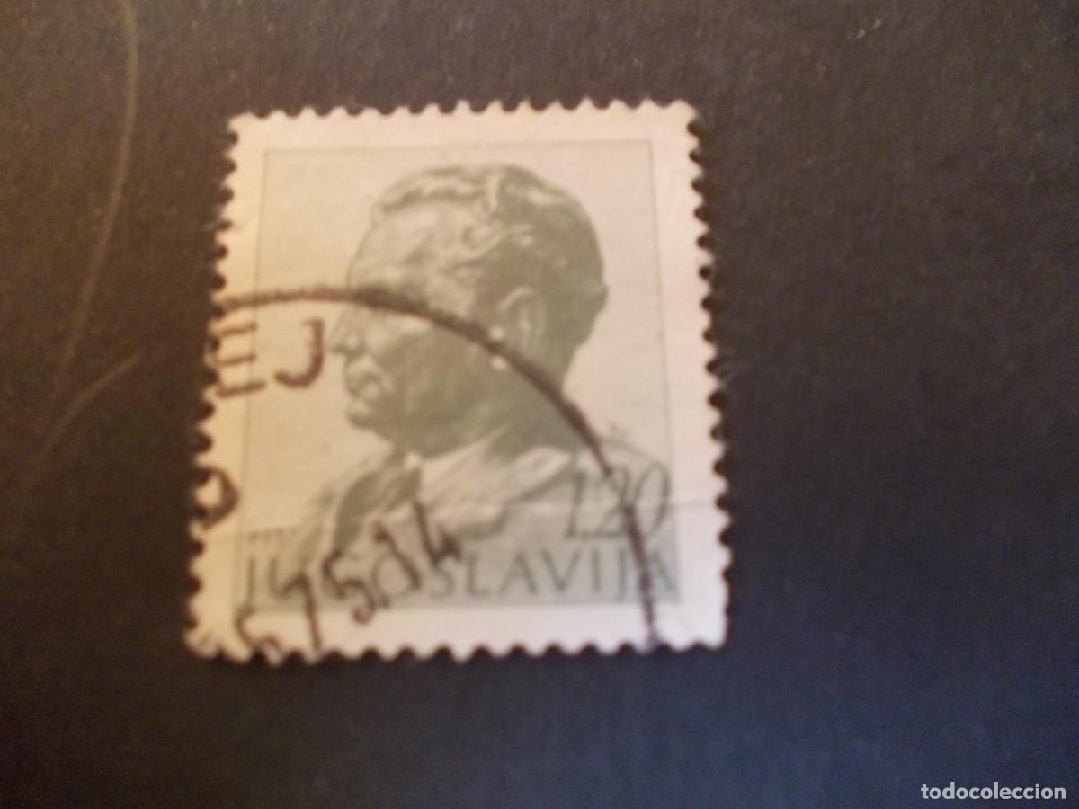 Selos: Sello Yugoslavia 1.20 Josip Broz Tito gris presidente dictador Yugoslavia hist&oacute;rica pol&iacute;tica 1967
