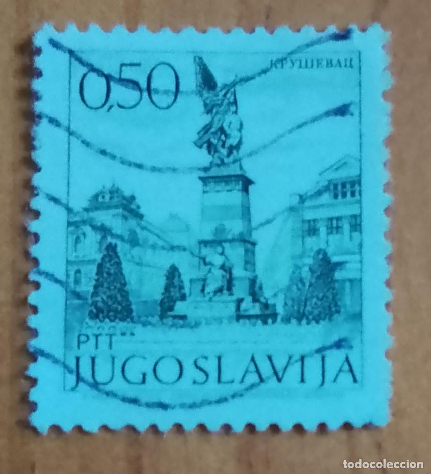 Timbres: YUGOSLAVIA - V/F 0,50 - MONUMENTO - VER DESCRIPCI&Oacute;N