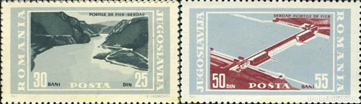 Sellos: 293822 MNH YUGOSLAVIA 1965 CENTRAL DE HIDROELECTRICA DE DERDAP