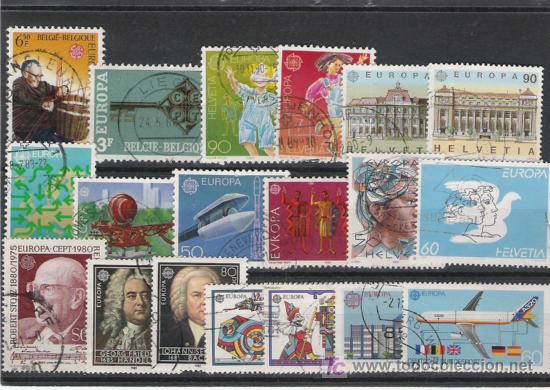 Timbres: TEMA EUROPA   MAGNIFICO LOTE DE SELLOS LOS DE LA FOTO