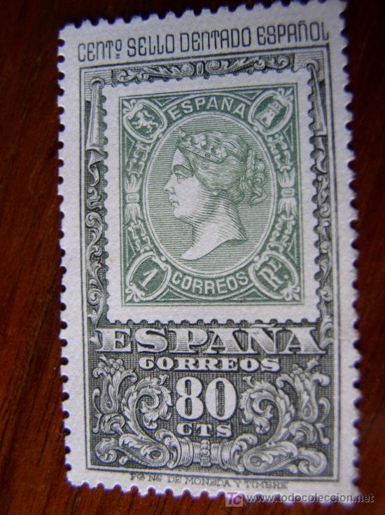 Timbres: Sello de 80 c&eacute;ntimos. Centenario Sello Estado Espa&ntilde;ol. Sin sellar.