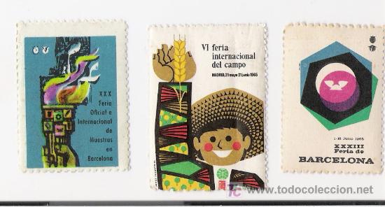Sellos: TRES VI&Ntilde;ETAS DE FERIAS - Foto 1