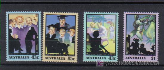 Sellos: AUSTRALIA EDAD DORADA DE LA RADIO - Foto 1