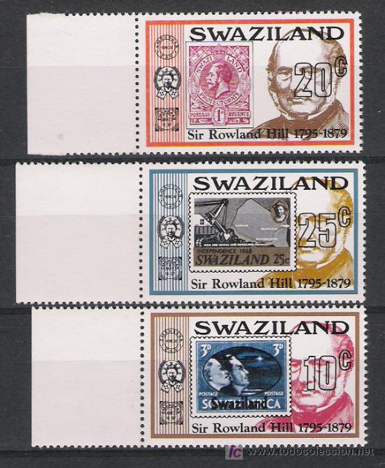 Sellos: Sir rowland hill. Suazilandia. - Foto 1