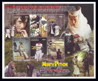 Sellos: DOMINICA 2000 2543/48 MONTY PYTHON Y EL SAGRADO GRIAL 6v. - Foto 1
