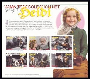 Sellos: GRENADA 2000 3715/20 SHIRLEY TEMPLE/HEIDI 6v. - Foto 1