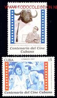 Sellos: CUBA 1997 3605/06 CENTENARIO CINE CUBANO - Foto 1