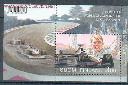 Timbres: Automoveis : Mika Hakinen **