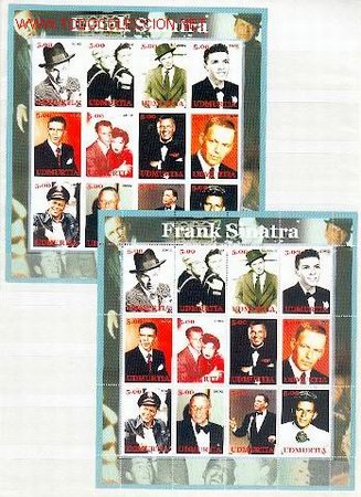 Sellos: Famosos : Frank Sinatra ** - Foto 1