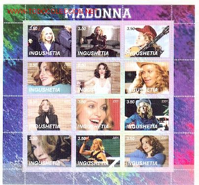 Sellos: Famosos : Madona ** - Foto 1