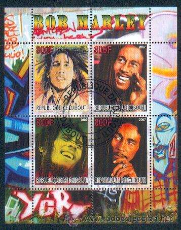 Sellos: Bob Marley Bloque (1) - Foto 1