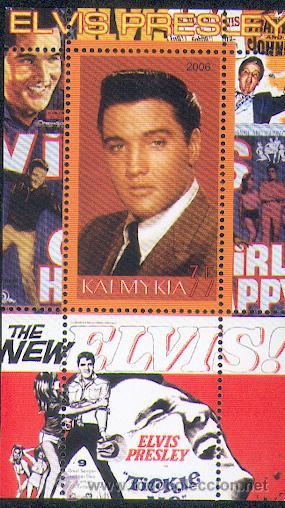 Sellos: elvis Bloque  & Kalmykia ** - Foto 1