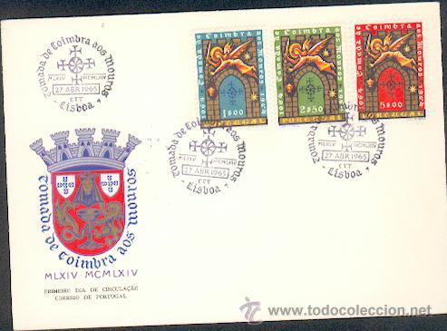 Sellos: F.D.C & Conquista da Ciudad de Coimbra aos Mouros (950)