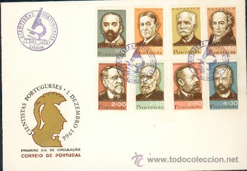 Briefmarken: F.D.C & Cientistas Portugueses (986)