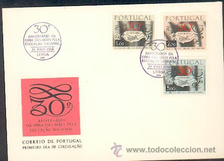 Stamps: F.D.C & Obra das M&atilde;es pela Educa&ccedil;&atilde;o nacional (1025)