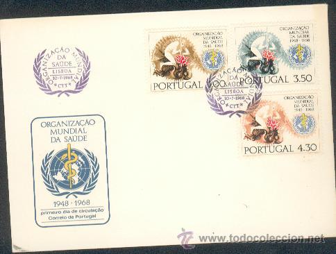 Sellos: F.D.C & 20Th Aniversario da OMS (1028)