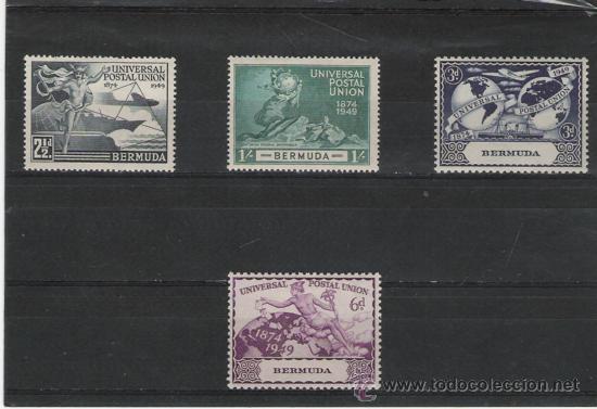 Timbres: TEMA UPU. UNION POSTAL UNIVERSAL SERIE DE 1949 DE  BERMUDA
