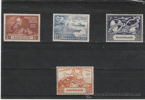 Stamps: TEMA UPU. UNION POSTAL UNIVERSAL SERIE DE 1949 DE  BASUTOLAND