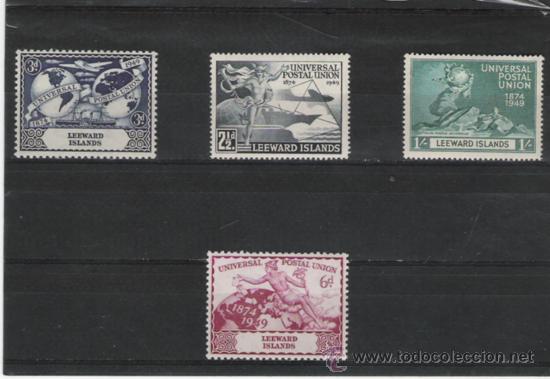Stamps: TEMA UPU. UNION POSTAL UNIVERSAL SERIE DE 1949 DE  LEEWARD ISLANDS