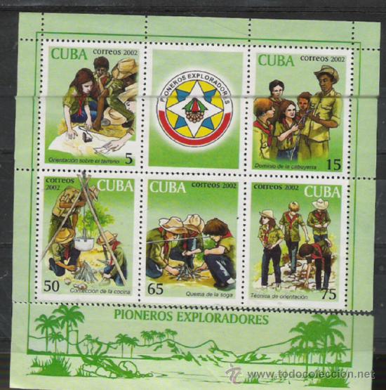 Stamps: TEMA EXPLORADORES BONITA HOJITA