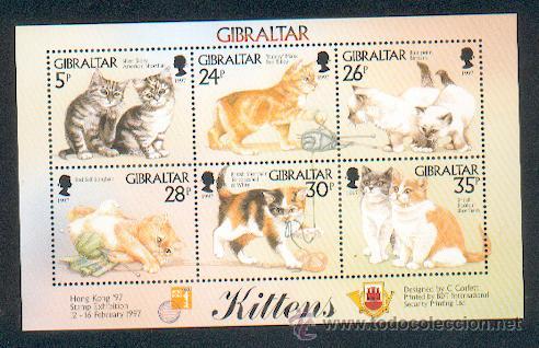 Sellos: Gibraltar ** (Gatones) - Foto 1
