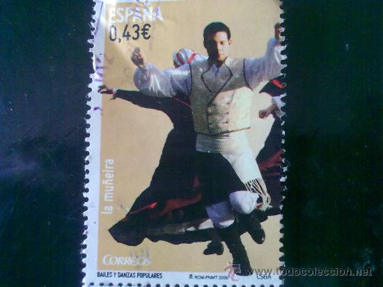 Timbres: Bailes y Danzas Populares - la mu&ntilde;eira - 0,43 euros