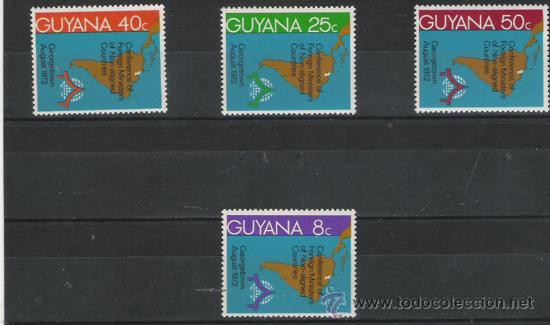 Sellos: GUYANA  SERIE NUEVA 398/401 - Foto 1