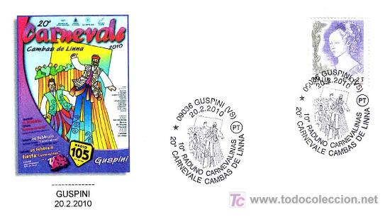 Sellos: CARNAVAL 2010. Guspini, Italia - Foto 1