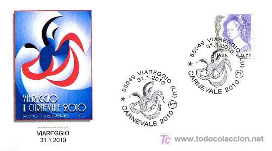 Sellos: CARNAVAL 2010. VIAREGGIO, Italia - Foto 1