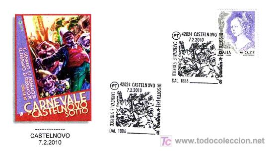Sellos: CARNAVAL 2010. CASTELNOVO, Italia - Foto 1