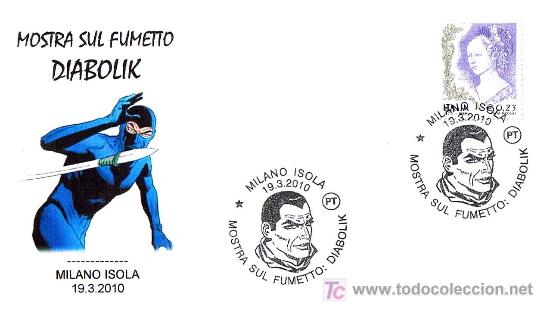 Sellos: COMIC - Exposicion de comics - DIABOLIK. Milano - Foto 1