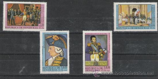 Sellos: HONDURAS SERIE NUEVA N&ordm; 657/660 - Foto 1