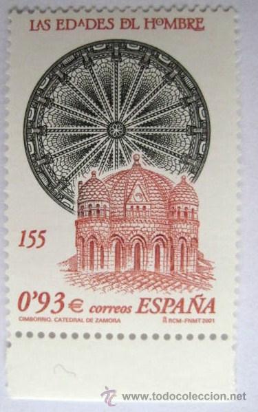 Briefmarken: CON DOBLE VALOR FACIAL. PESETAS-EUROS. LAS EDADES DEL HOMBRE.2001  ENVIO GRATIS&iexcl;&iexcl;